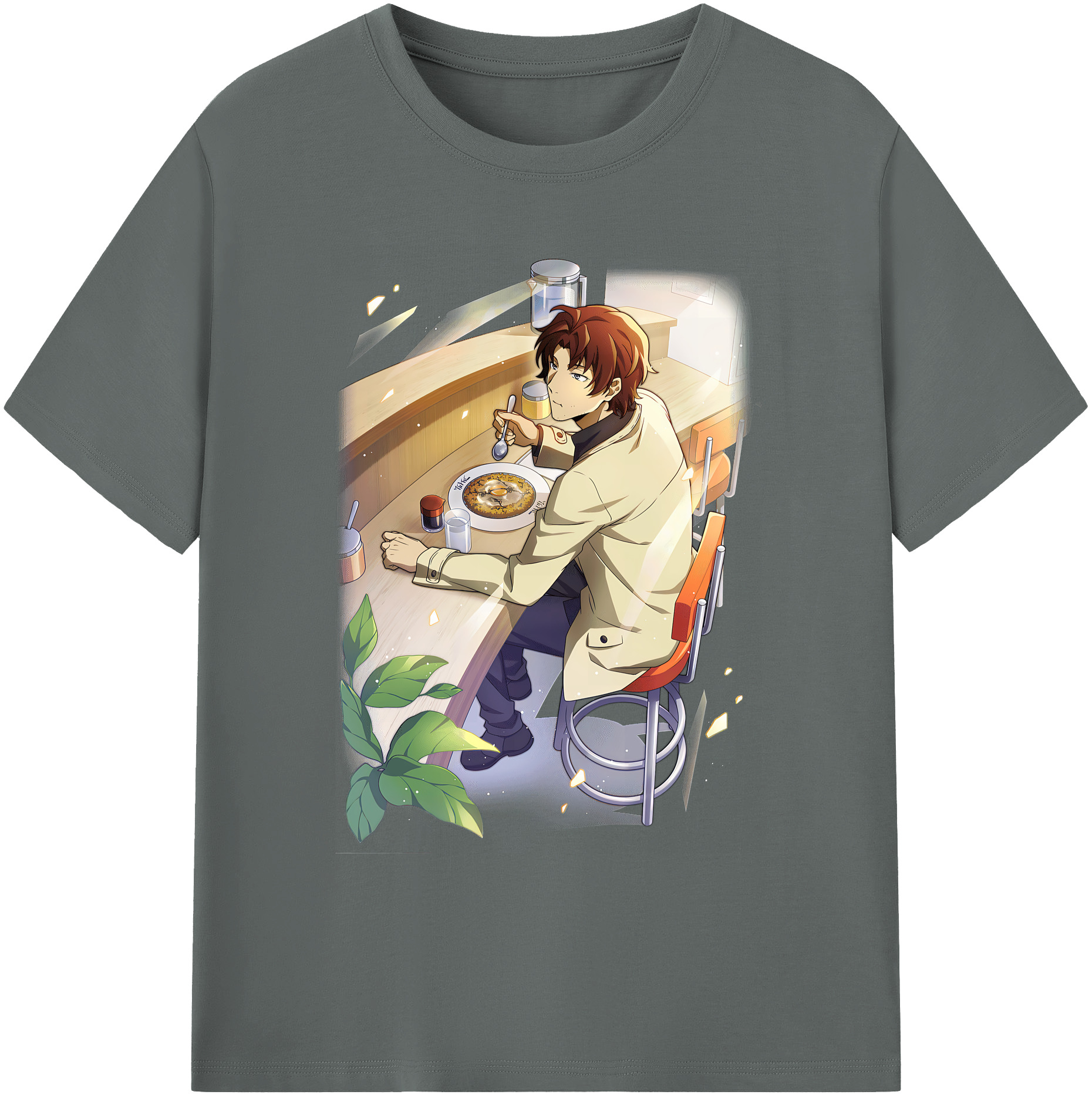 （画像用） 文豪ストレイドッグス Bungo Stray Dogs 綿100％ メンズ半袖Tシャツ｜肌触りやわらか＆通気性